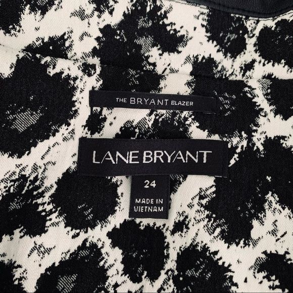 Lane Bryant Leopard Print "Bryant Blazer" Size 24 - Picture 11 of 15
